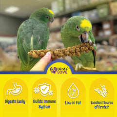 Birds LOVE mijo entero sin tallos: opción sin desperdicio para aves