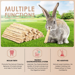 Bissap juguete masticable dental para conejo, promueve la interacción con tu mascota.