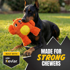Juguete Bite Force con Kevlar reforzado para masticadores agresivos y uso duradero.