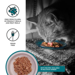 Ingredientes sostenibles en la fórmula de bixbi liberty para gatos.