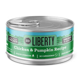 Comida húmeda BIXBI Liberty para gatos con pollo y calabaza en caldo