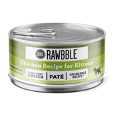 BIXBI Rawbble pate de pollo para gatitos, lata 01, opción sabrosa y húmeda
