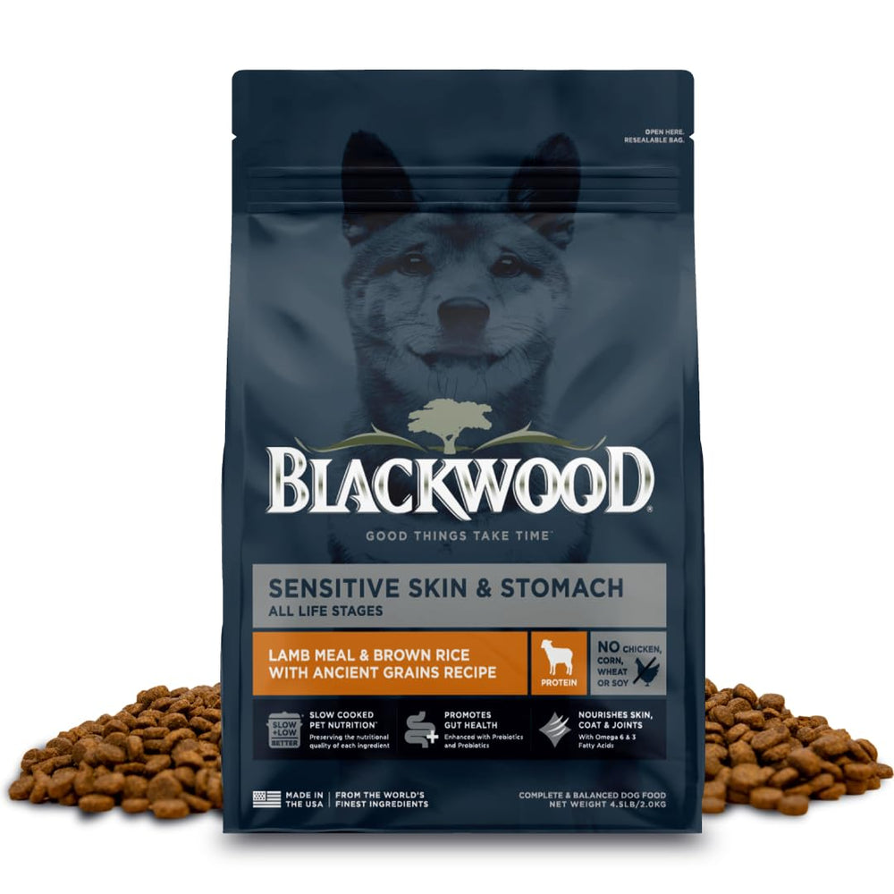 Blackwood alimento para perro piel sensible, bolsa de 4.5 lb, digestión suave
