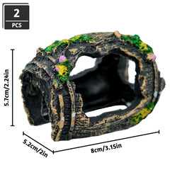 BLLREMIPSUR ornamento-tanque-cueva-naufragio, añade refugio temático y colorido al acuario.