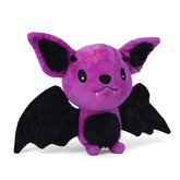 Blnboimrun murcielago de peluche con crujido para masticar suave