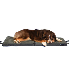Blue-9 Restore+ cama doble para perros con espuma de memoria cómoda para descanso.