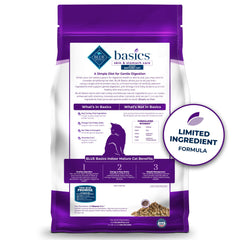 Blue Buffalo Basics cuida piel y digestión con Omega 3 y 6.