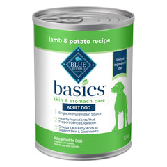 Blue Buffalo Basics: lata de cordero y patata para digestión suave