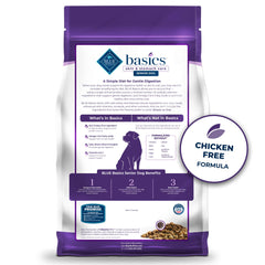 Blue Buffalo Basics Senior, pavo como primer ingrediente, favorece músculos y energía.