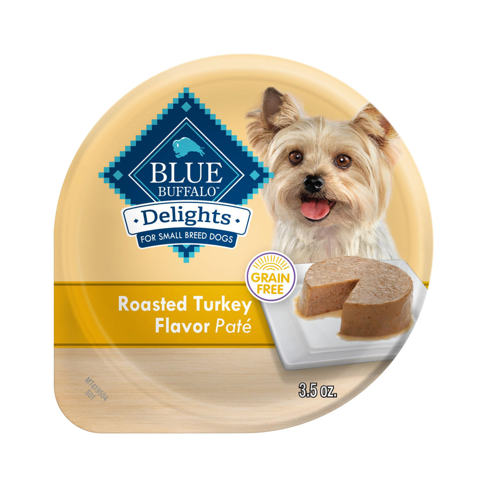 Blue Buffalo Delights, taza de pavo asado, ideal para la comida diaria del perro