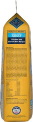Blue Buffalo ingredientes naturales sin subproductos de pollo, para una dieta limpia.