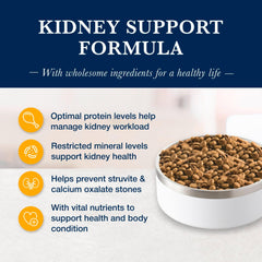Blue Buffalo KS dieta renal: nutrientes esenciales con vitaminas y minerales