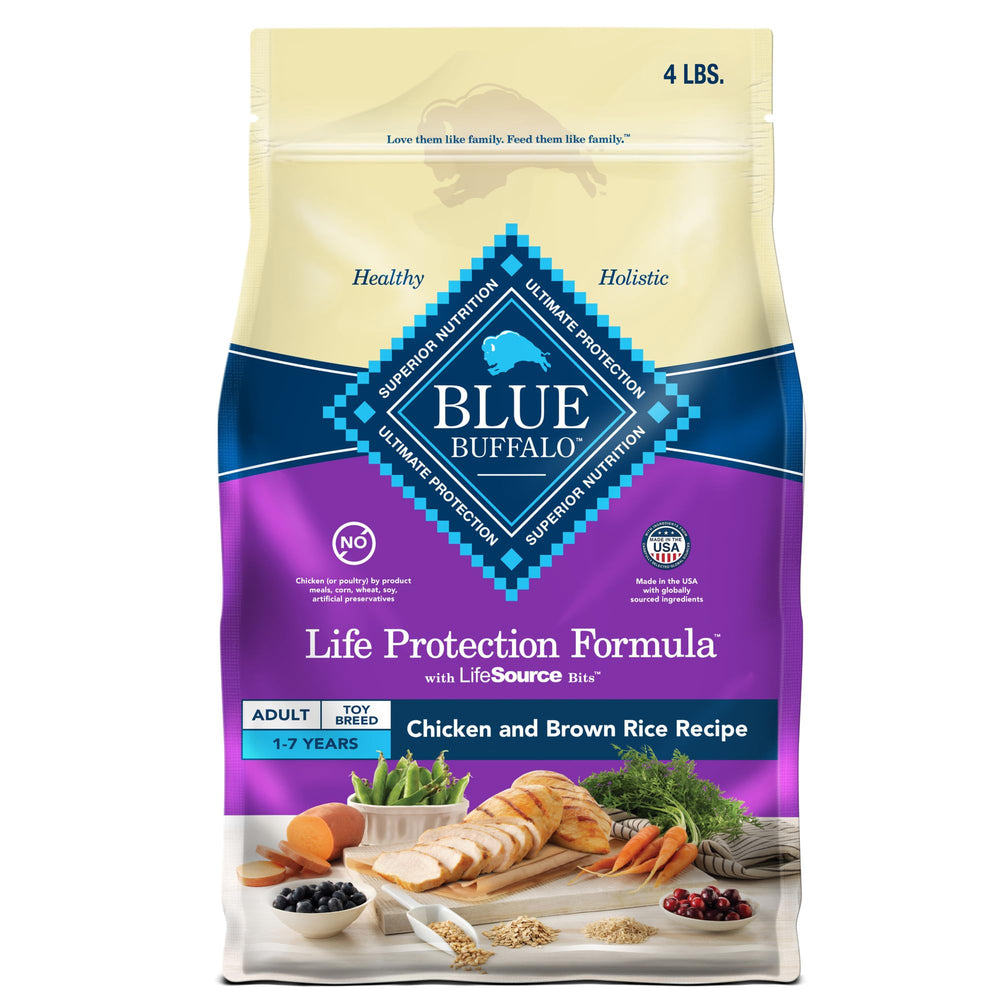 Blue Buffalo Life Protection Formula para perros de raza juguete, sabor y nutrición equilibrada