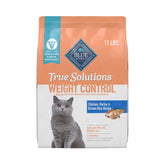 Blue Buffalo Soluciones Verdaderas: equilibrio calórico para apoyar el control de peso de gatos adultos.