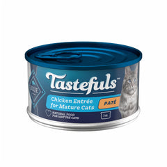 Blue Buffalo Tastefuls: lata de pate maduro para gatos con sabor natural.