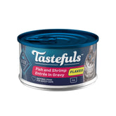 Blue Buffalo Tastefuls en latas de 3 oz, pack 24, opción conveniente para alimentación diaria.