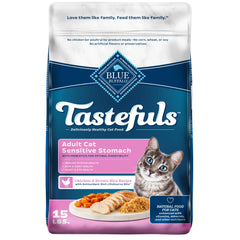 Blue Buffalo Tastefuls con pollo real como primer ingrediente para paladar sabroso