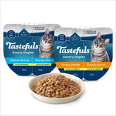 Blue Buffalo Tastefuls trozos en salsa pollo, alto contenido de humedad para gatos
