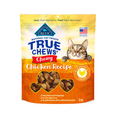 Blue Buffalo True Chews: Bocados de pollo para un premio sabroso que tu gato disfrutará.
