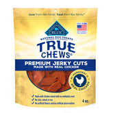 Blue Buffalo True Chews: empaque con pollo real y beneficios naturales para perros.