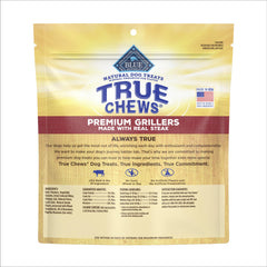 Blue Buffalo True Chews Grillers, textura tierna, fácil de romper para perros