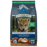 Blue Buffalo Wilderness cachorro pollo-real-seco para crecimiento muscular