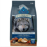 Blue Buffalo Wilderness con pollo real como primer ingrediente para perros adultos