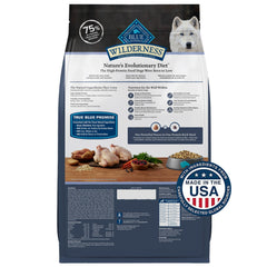 Blue Buffalo Wilderness Senior con alto contenido proteico de origen animal.