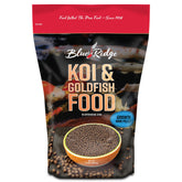 Blue Ridge Koi Alimento: bolsa 2 lb frente pellets flotantes para crecimiento