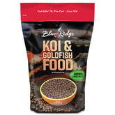 Blue Ridge Koi: bolsa 2lb de alimento para koi y goldfish, fácil de usar