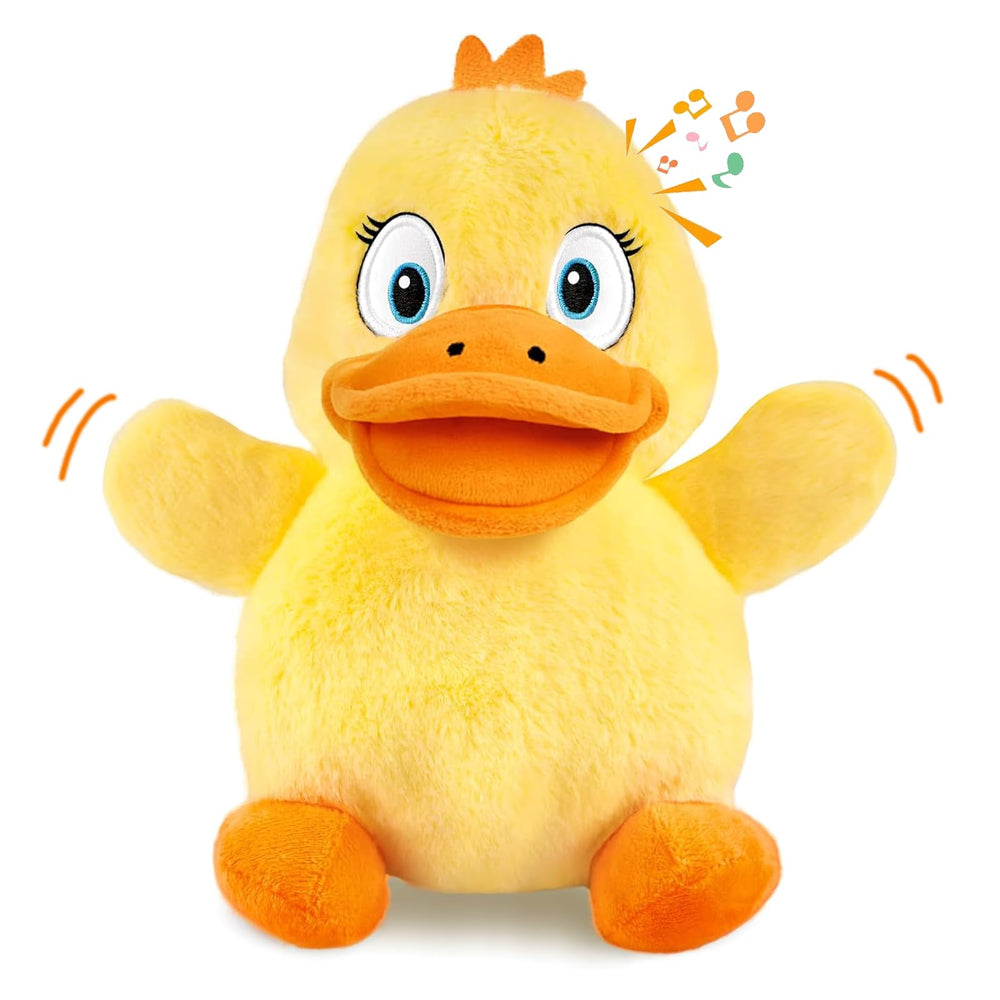 BluPup patito parlante frontal: diseño llamativo para juego interior