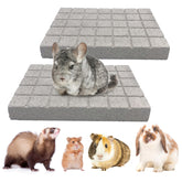 BNOSDM almohadillas afilado garras chinchilla, ideal para rascar y ejercitar.