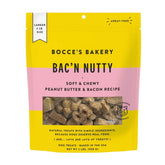 Golosina Bac' N Nutty de Bocce's Bakery en bolsa de 2 libras, ideal para entrenar.