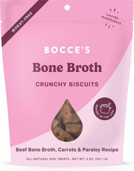 Bocce's Bakery galletas caldo de hueso para perro, snack sabroso y nutritivo.