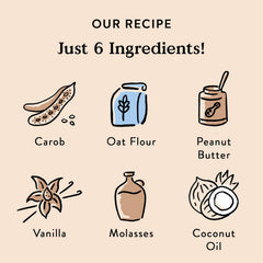 Ingredientes naturales de Bocce's Bakery en una galleta sin trigo