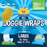 Bodhi Dog panales desechables macho grande, ajuste seguro que previene fugas