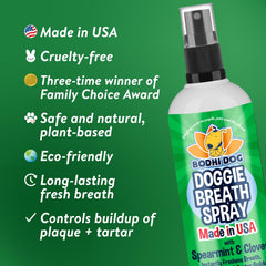 Bodhi Dog uso diario, sabor suave para perros que evitan cepillado.