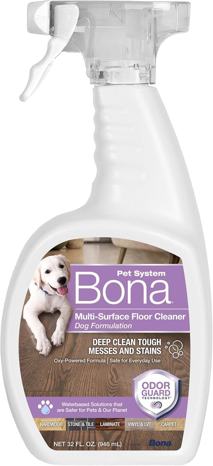 Bona Pet Odor Eliminator en botella lista para rociar
