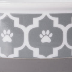 Bone Dry tazón cerámico con motivo patriótico, añade estilo a la mesa.