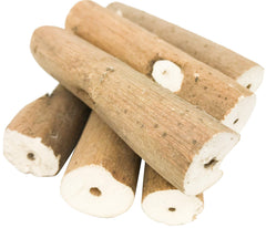 Bonka Bird Toys palitos Sola naturales, exterior marrón e interior blanco, masticables.