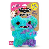 Bonkers Fuggler Gap Tooth Mcgoo azul, peluche suave para morder y jugar.