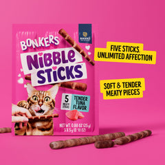 Bonkers Nibble Sticks formulado por nutricionistas animales