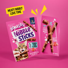 Etiqueta Bonkers Nibble Sticks sin sabores artificiales