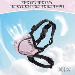 Bozal BONTHEE para evitar mordidas y travesuras con protección suave.
