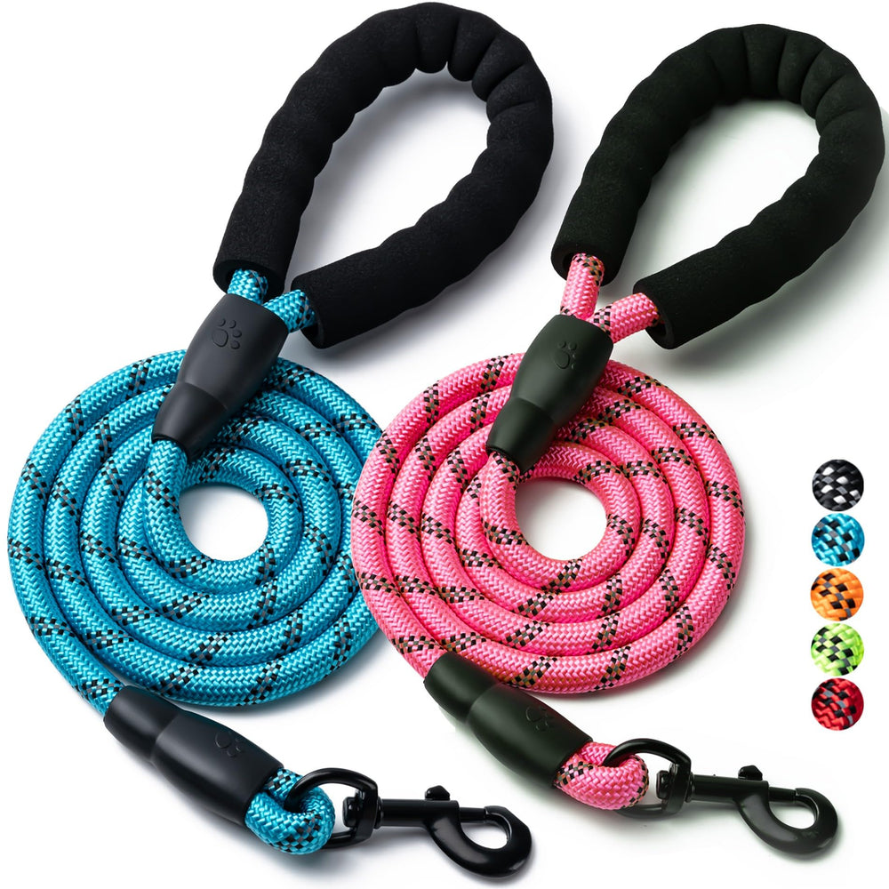 BOOMIBOO correa 2 pack azul con asa acolchada para paseos suaves.