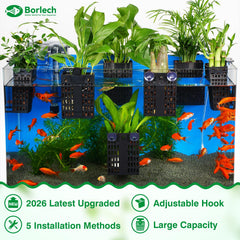 Borlech gancho-extensible-para-acuario facilita colocación de plantas