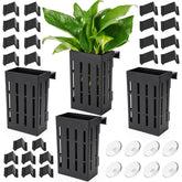 Borlech soporte de plantas para acuario grande con ganchos para fijación estable.