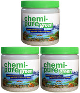 Boyd Chemi Pure Green en bolsa de nylon para filtración rápida en acuarios plantados.
