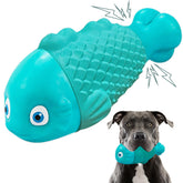 BoYoYo juguete masticable con diseño pez para perros activos