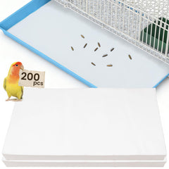 Fundas desechables Breenhill para jaula de aves, tamaño 31,5 x 23,6 pulgadas, limpieza rápida.